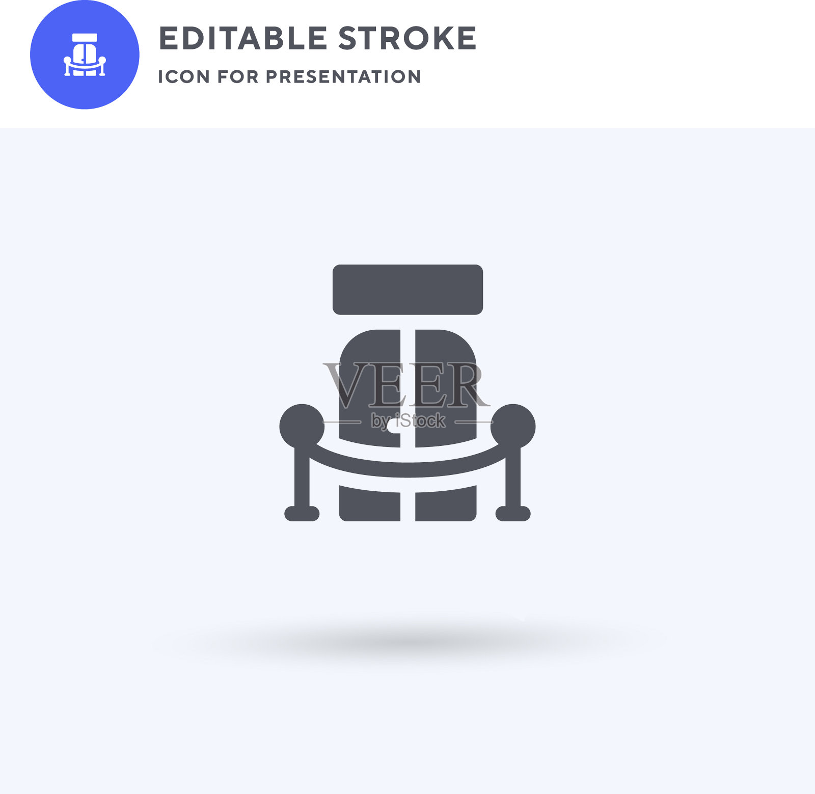 门图标填充平面标志实心图标素材