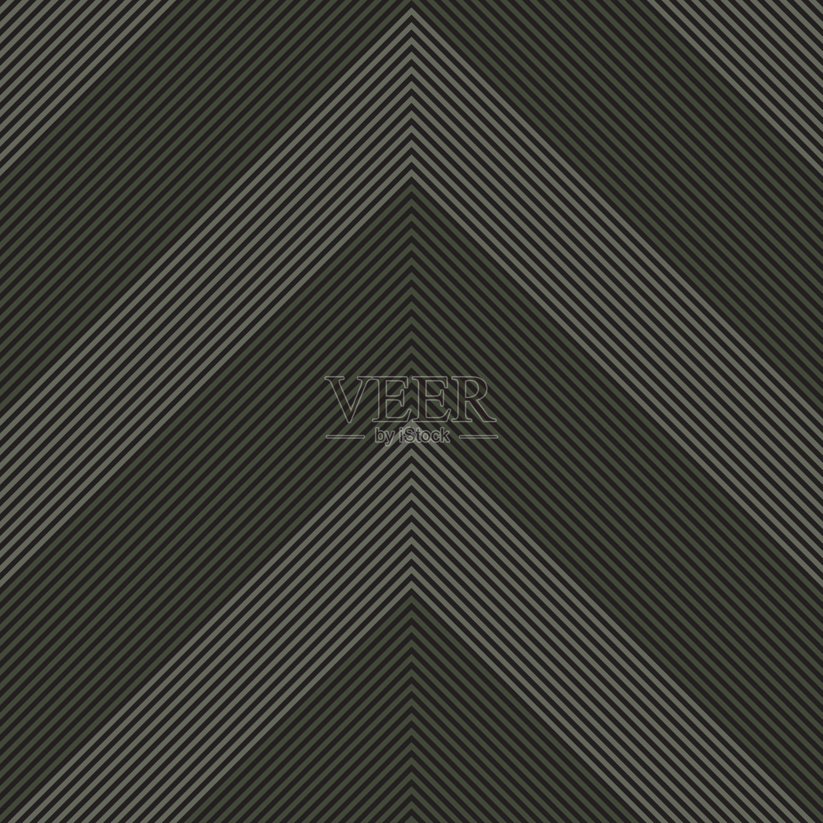绿色人字形斜条纹无缝图案插画图片素材