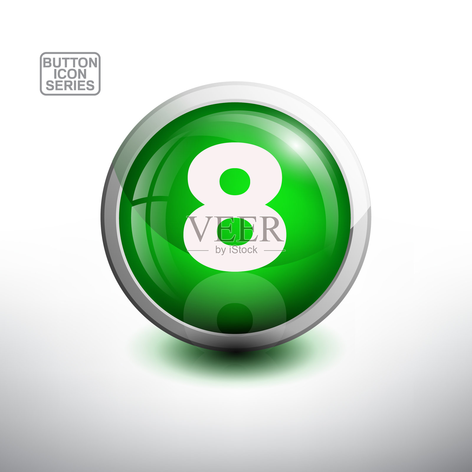 字母在光滑的按钮为网络图标图标素材