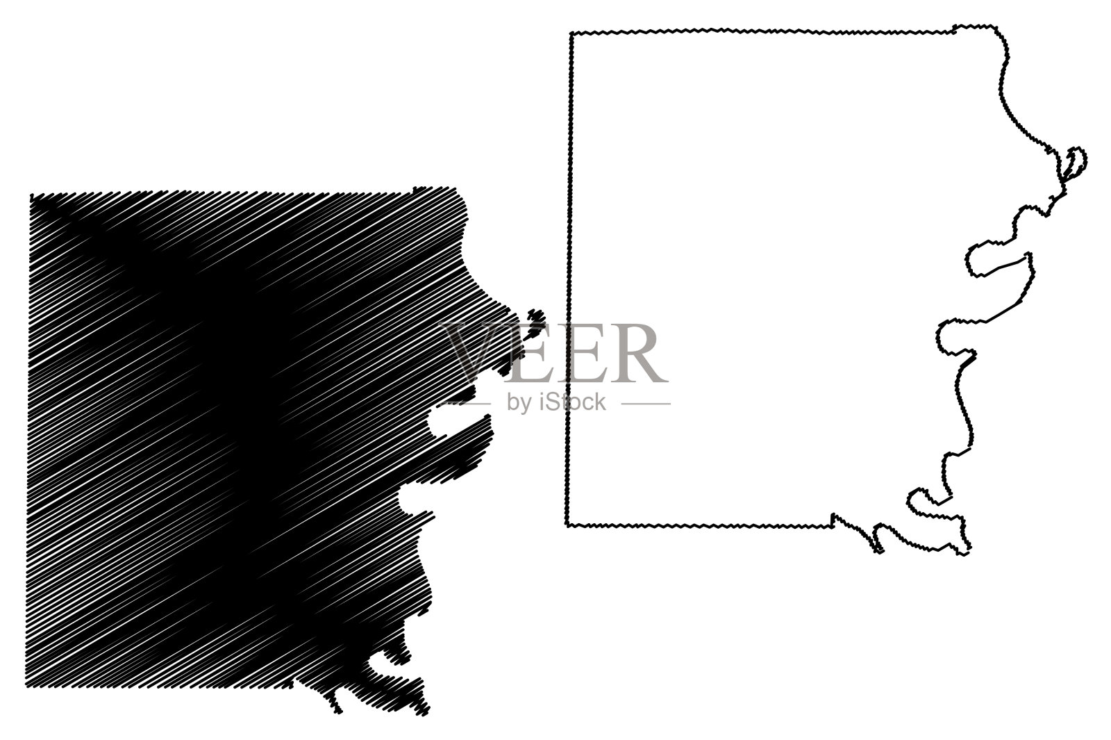 美国伊利诺斯州怀特县,美国插画图片素材