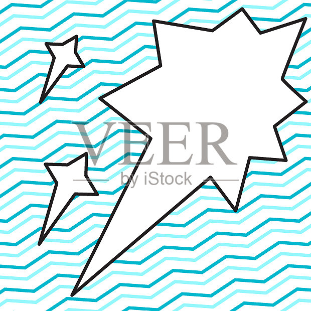 空的泡沫言论插画图片素材