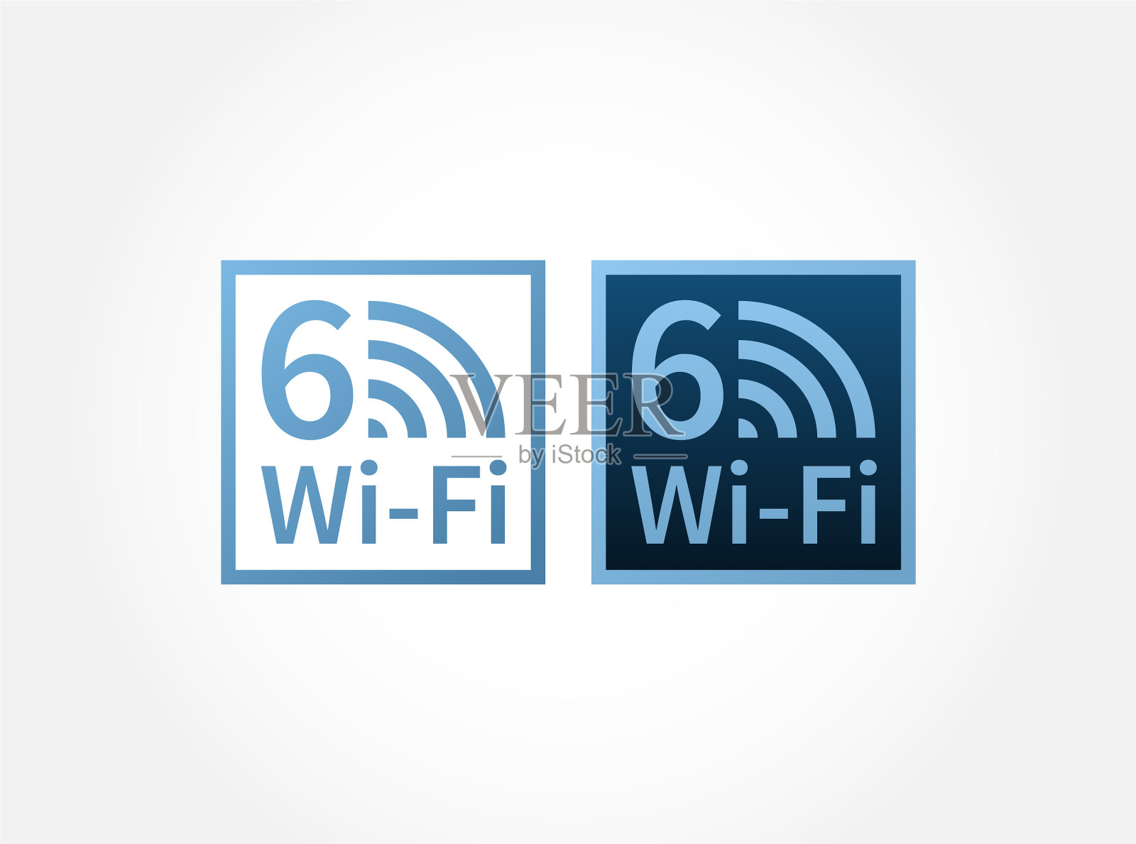 Icon logo wi-fi - 6无线通讯图标素材