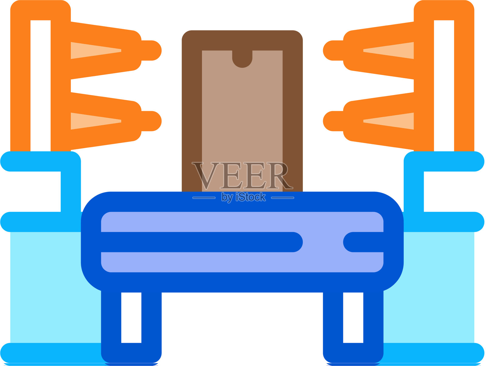 自动化制造图标轮廓设计元素图片