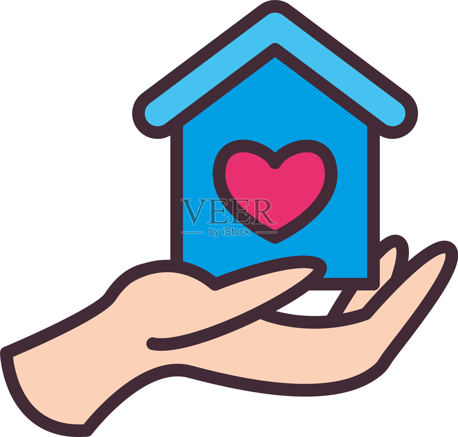 房子用心搭上义工的手线而填满设计元素图片