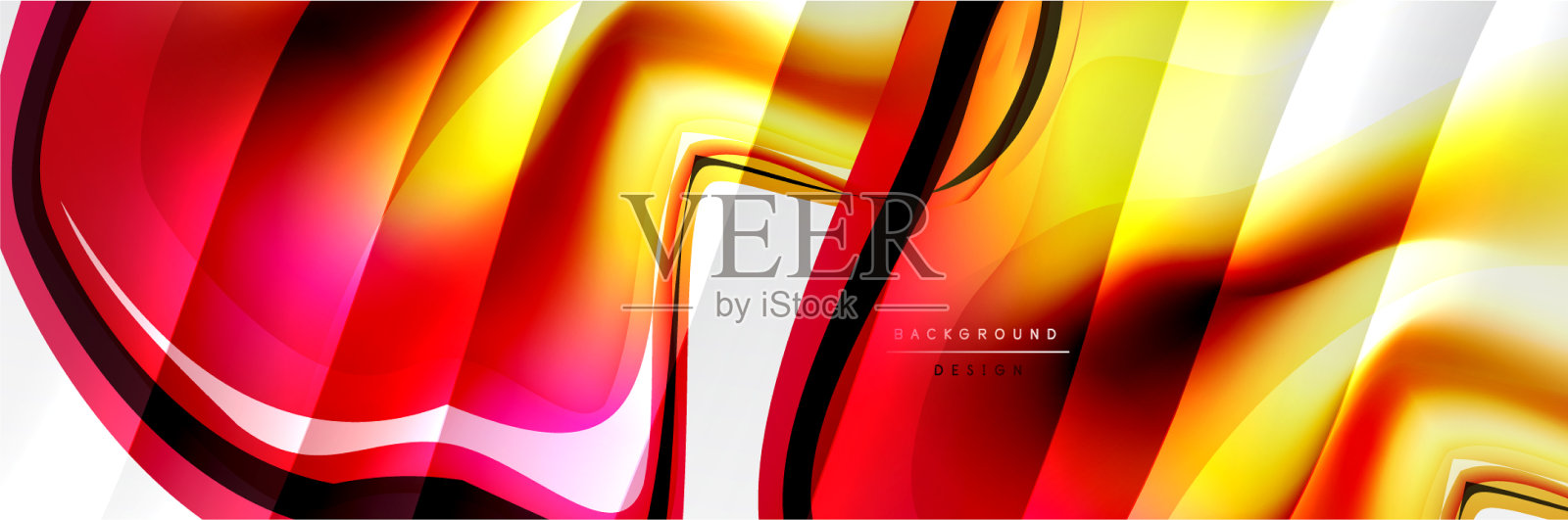 摘要背景流动式液体插画图片素材