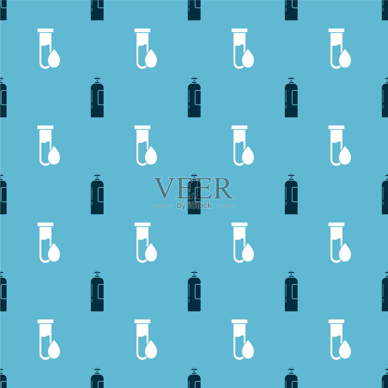 设有工业气瓶罐和石油汽油图标素材