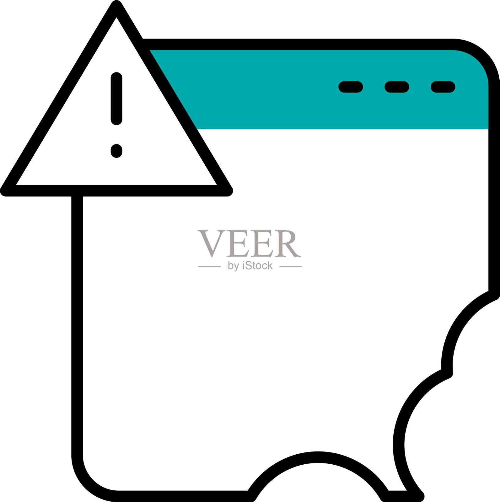 网络安全概念破网页图标素材