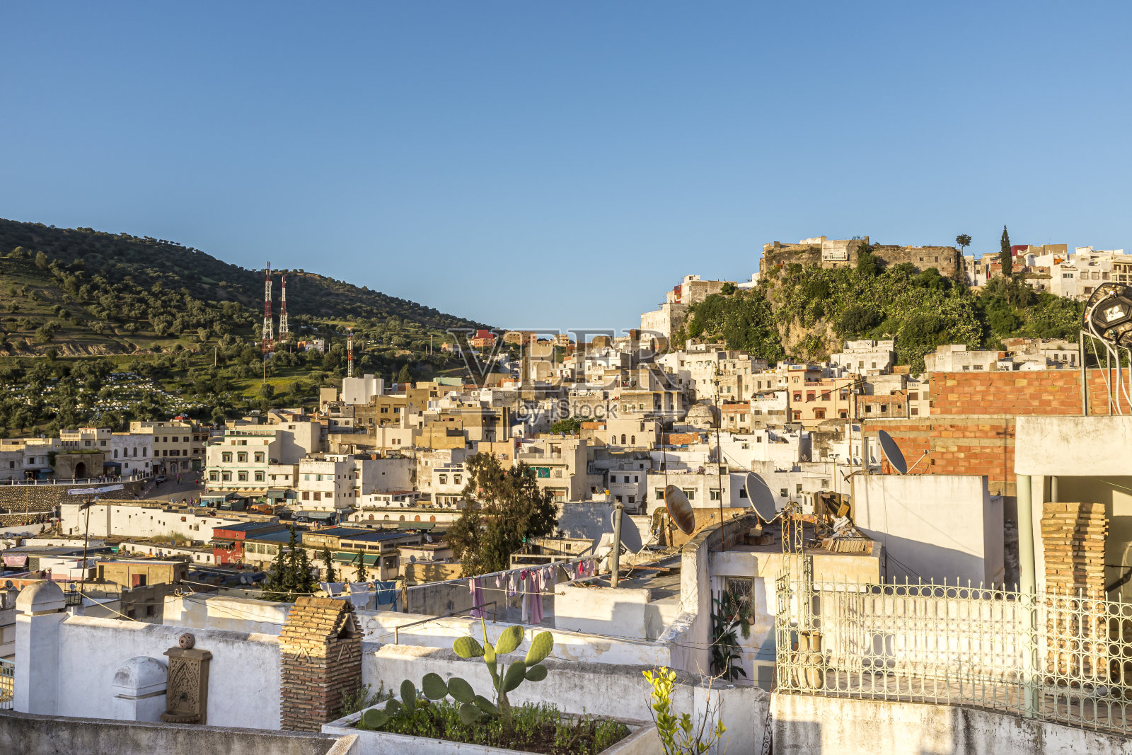 摩洛哥的Moulay Idriss照片摄影图片