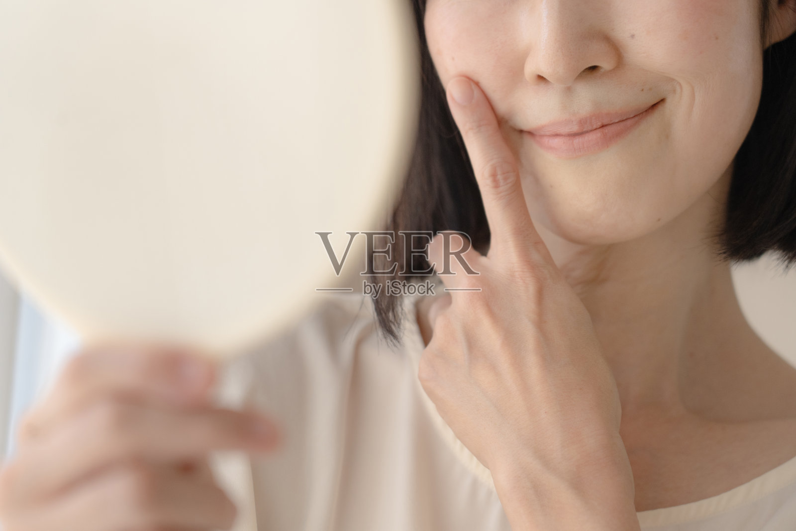 女性皮肤护理的形象照片摄影图片