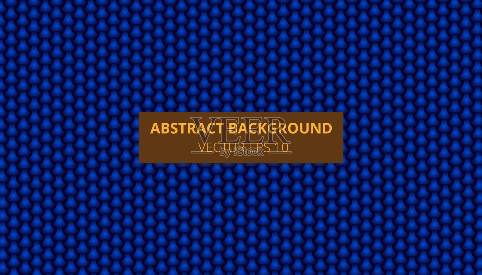 蓝色编织图案背景。插画图片素材