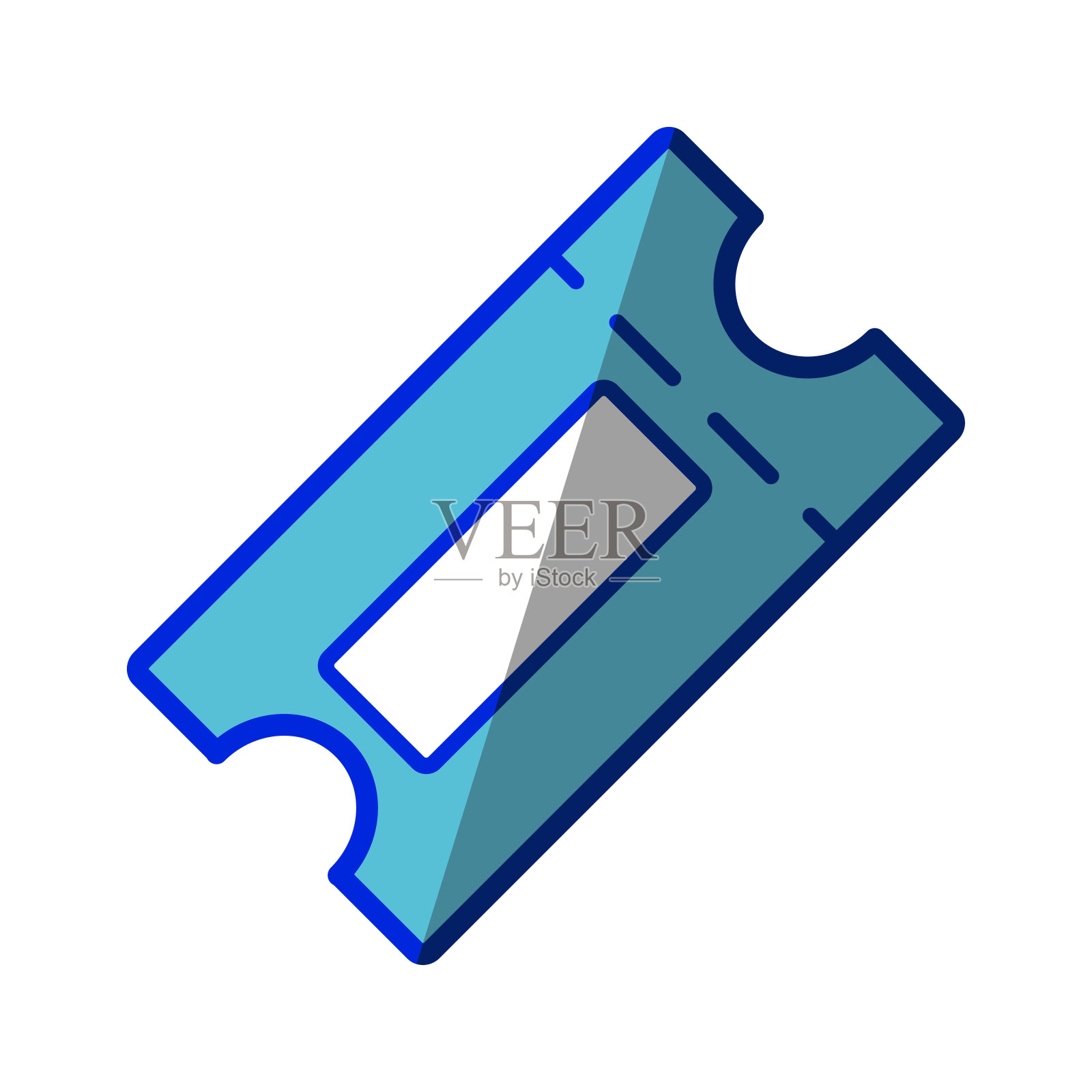 票证图标设计矢量模板插画图片素材