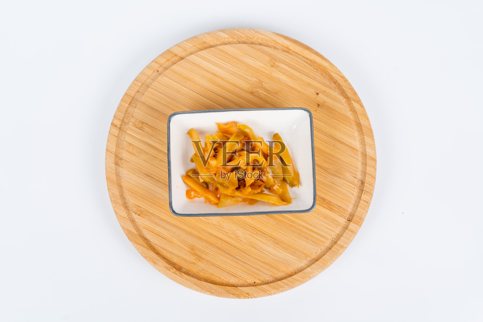 涪陵芥末,中国重庆一道美味的开胃菜照片摄影图片