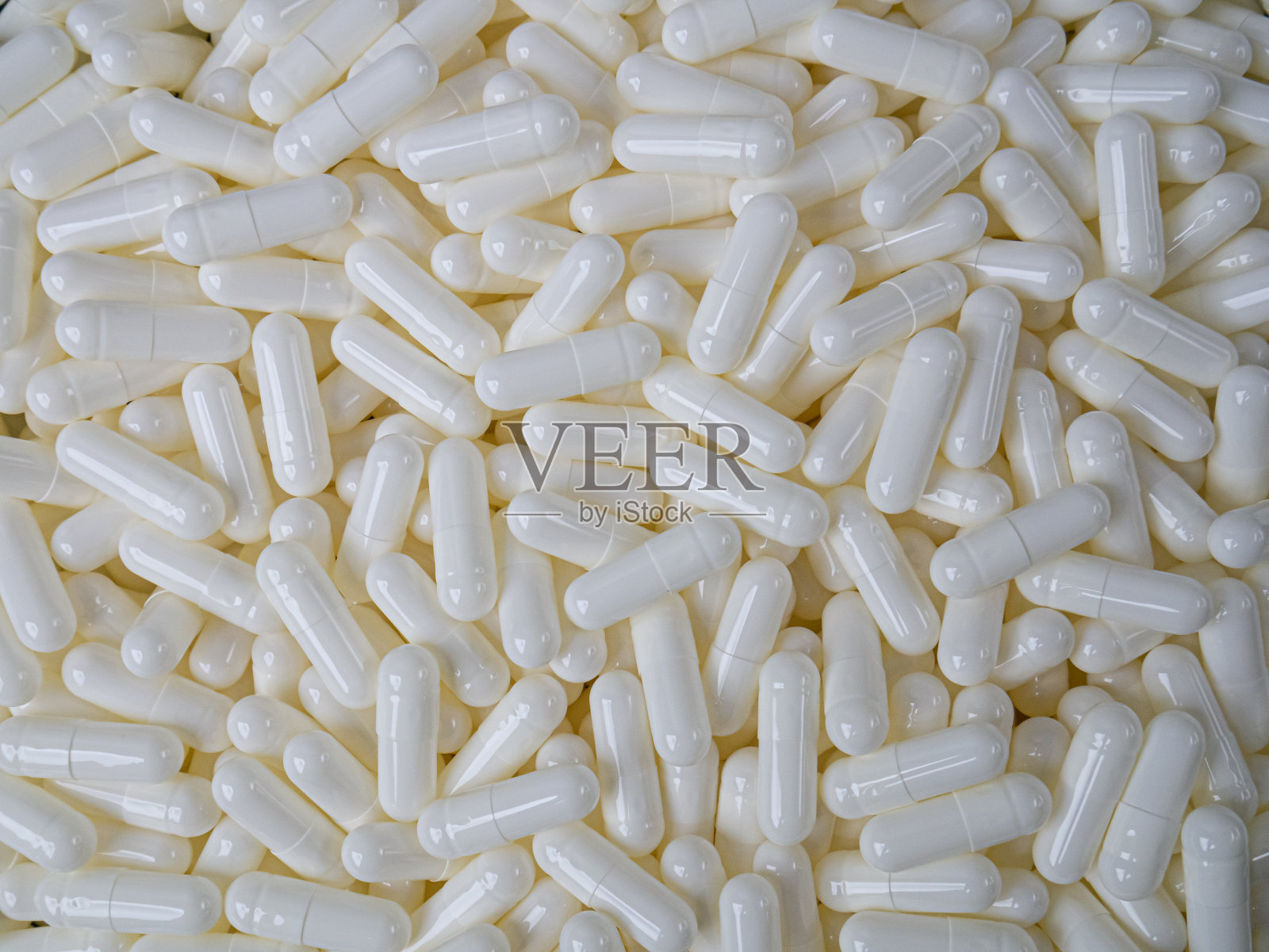 白色胶囊图像为医学和sci内容照片摄影图片