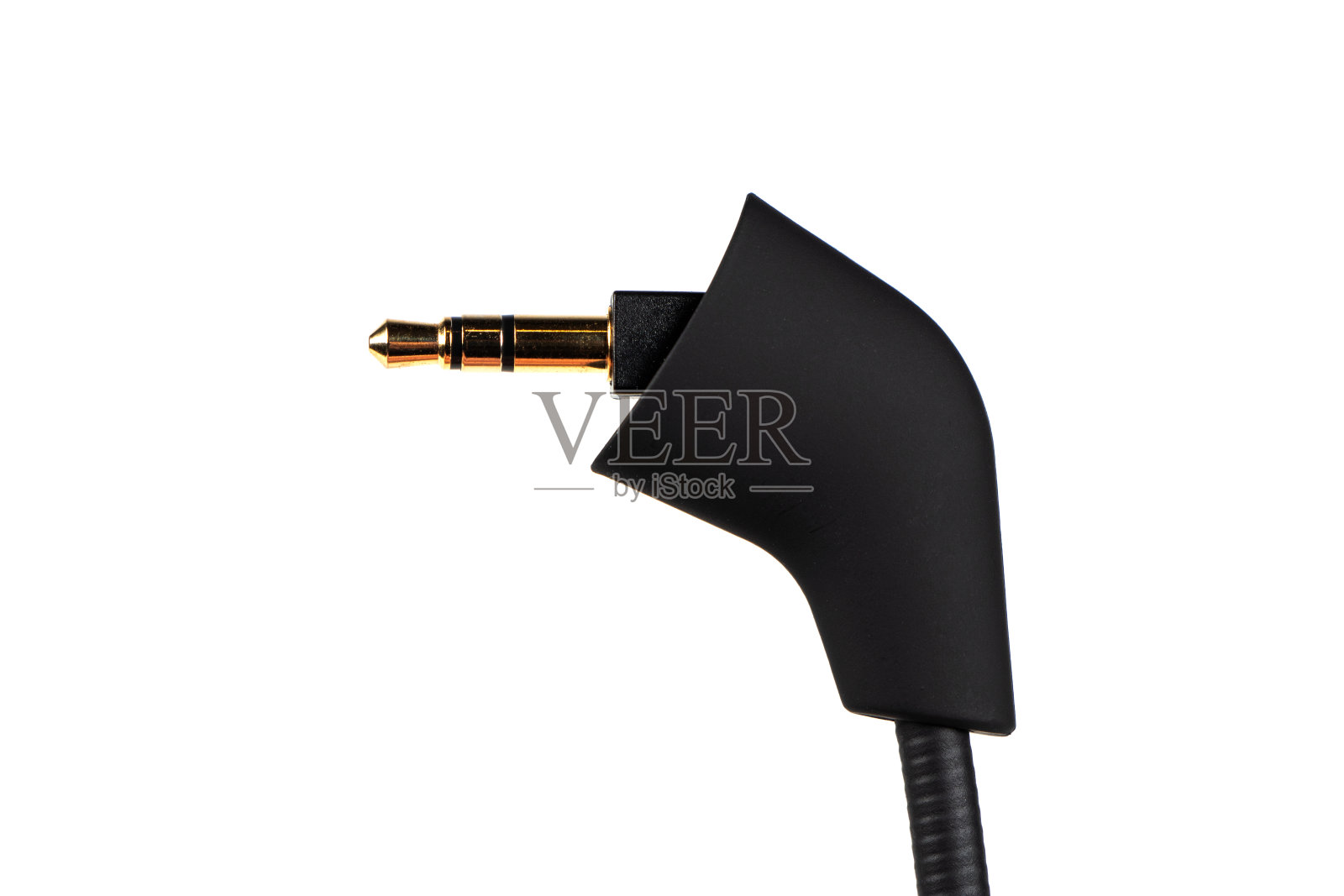 插头插孔3.5毫米,隔离在白色背景上照片摄影图片