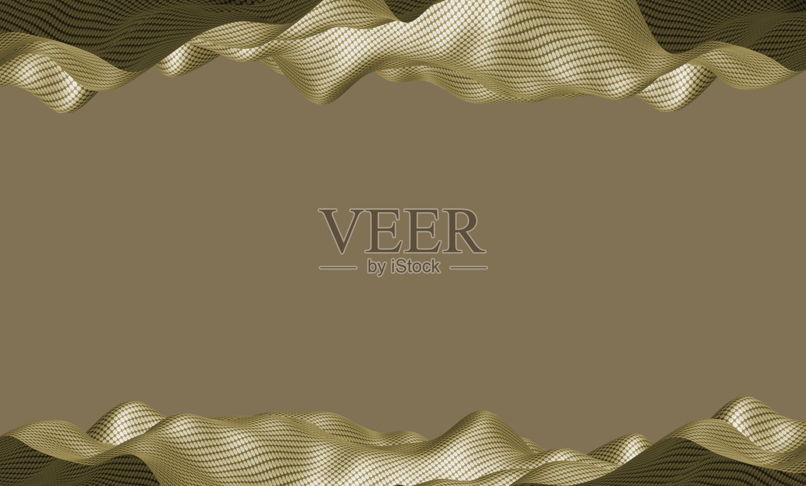 三维插图粒子波波点技术背景海报设计照片摄影图片