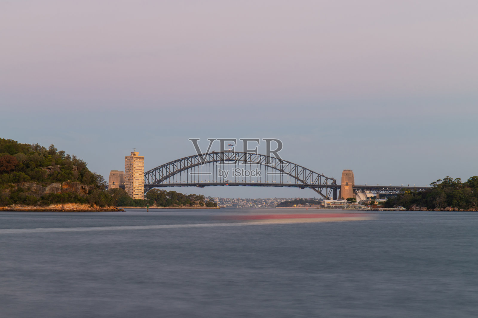 悉尼海港大桥日落照片摄影图片