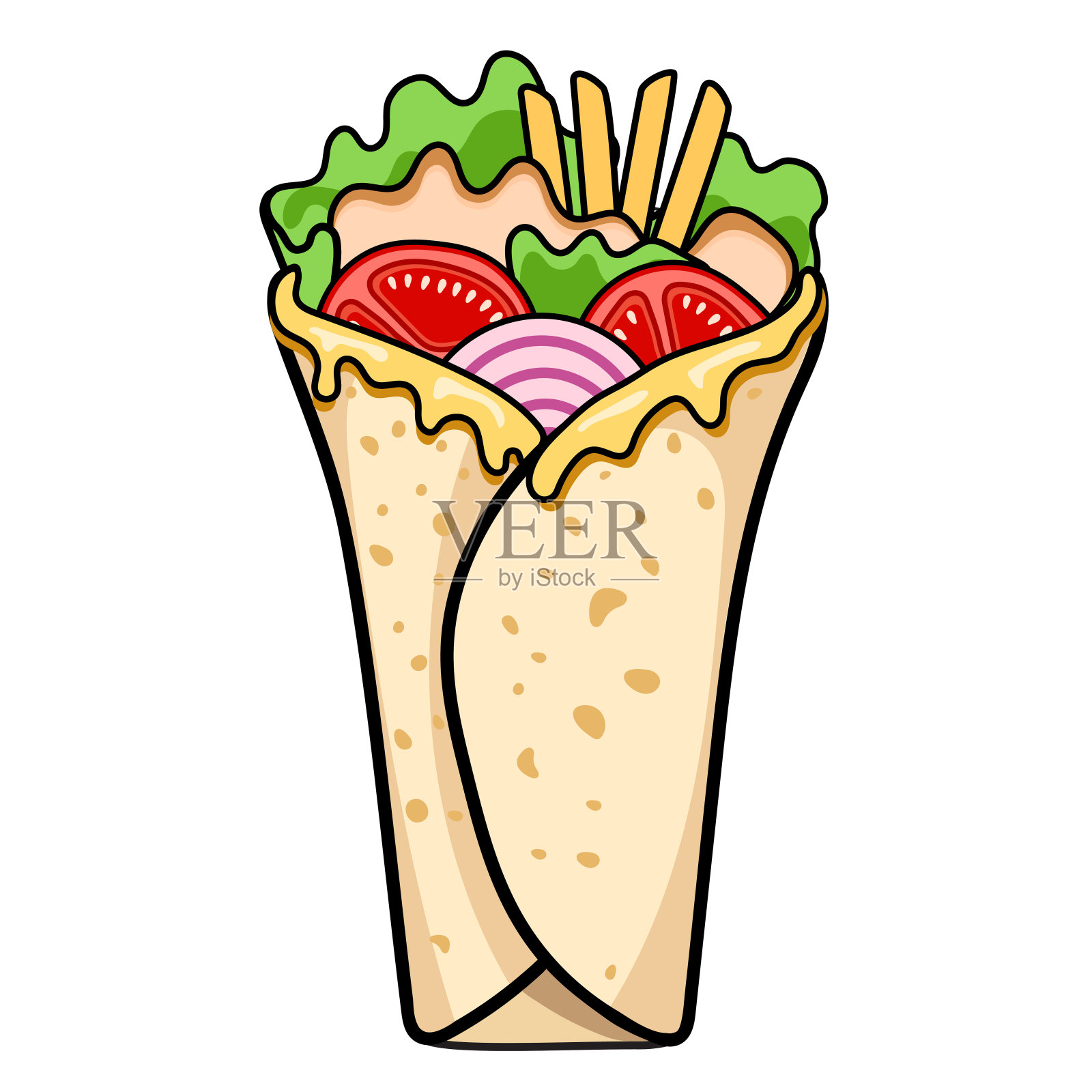 烤肉串奶酪设计元素图片