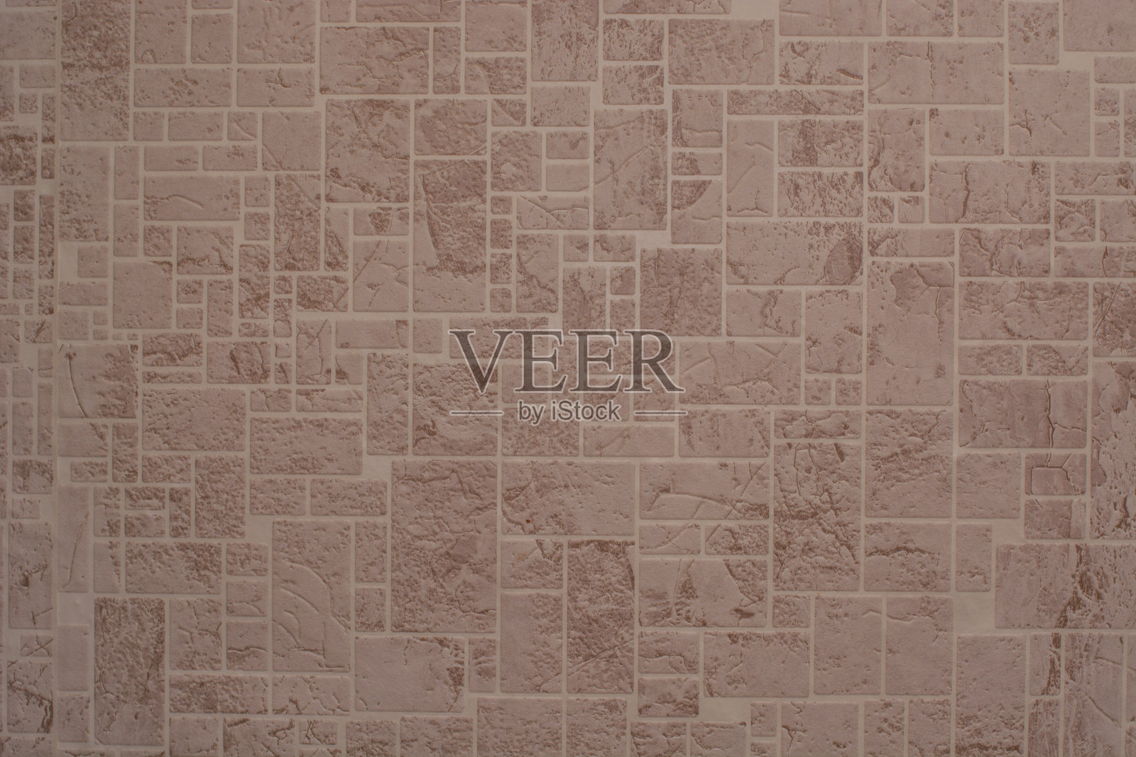 纹理墙纸采用浅褐色和米色的轻石砖砌体照片摄影图片