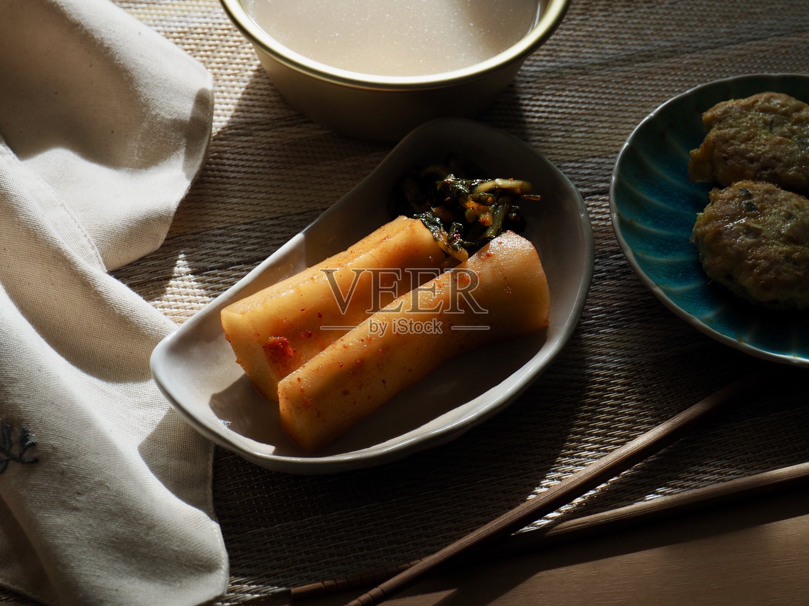 鲜萝卜泡菜照片摄影图片