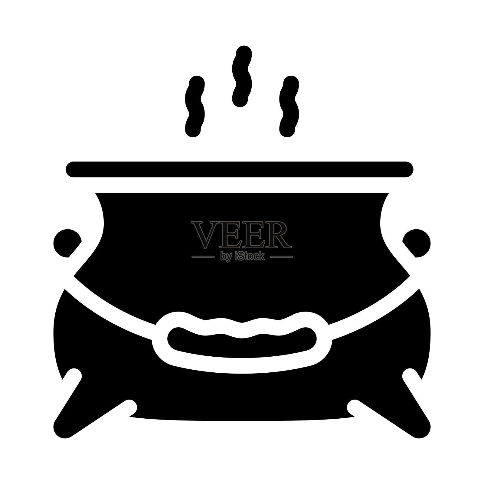 在坦克图标图标矢量插图中煮沸药水插画图片素材