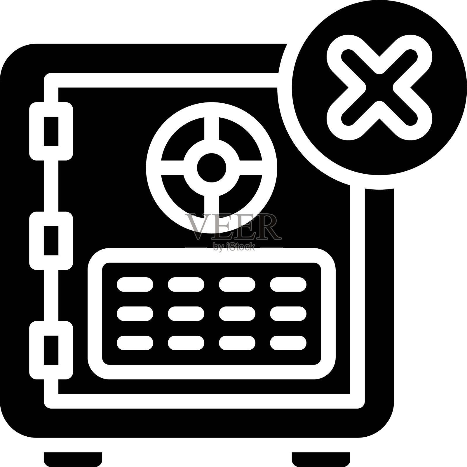 安全与不正确的标志图标,破产相关的矢量图标素材