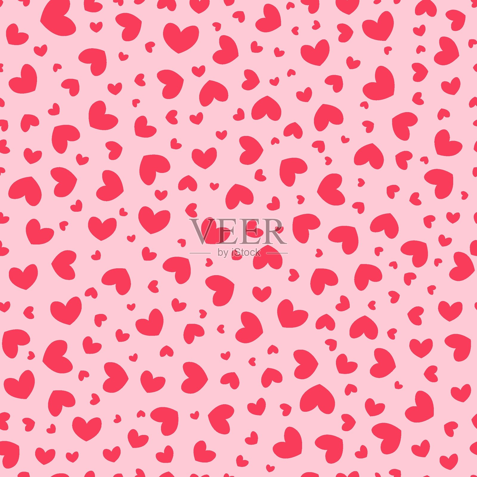 情人节模式插画图片素材