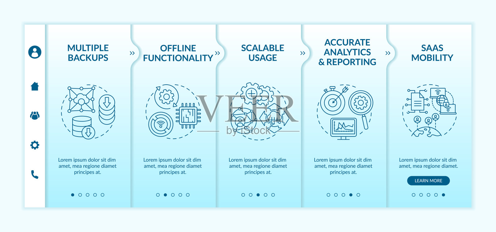 软件作为服务的优点,上船矢量模板插画图片素材