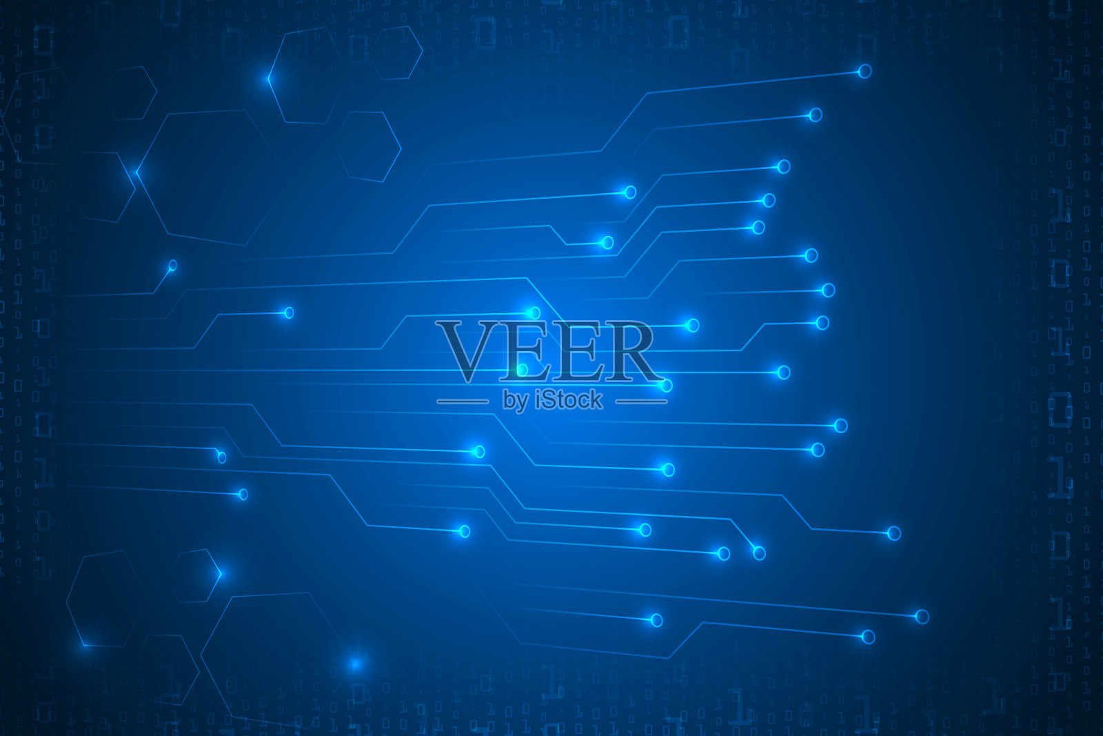 科技未来抽象背景。插画图片素材