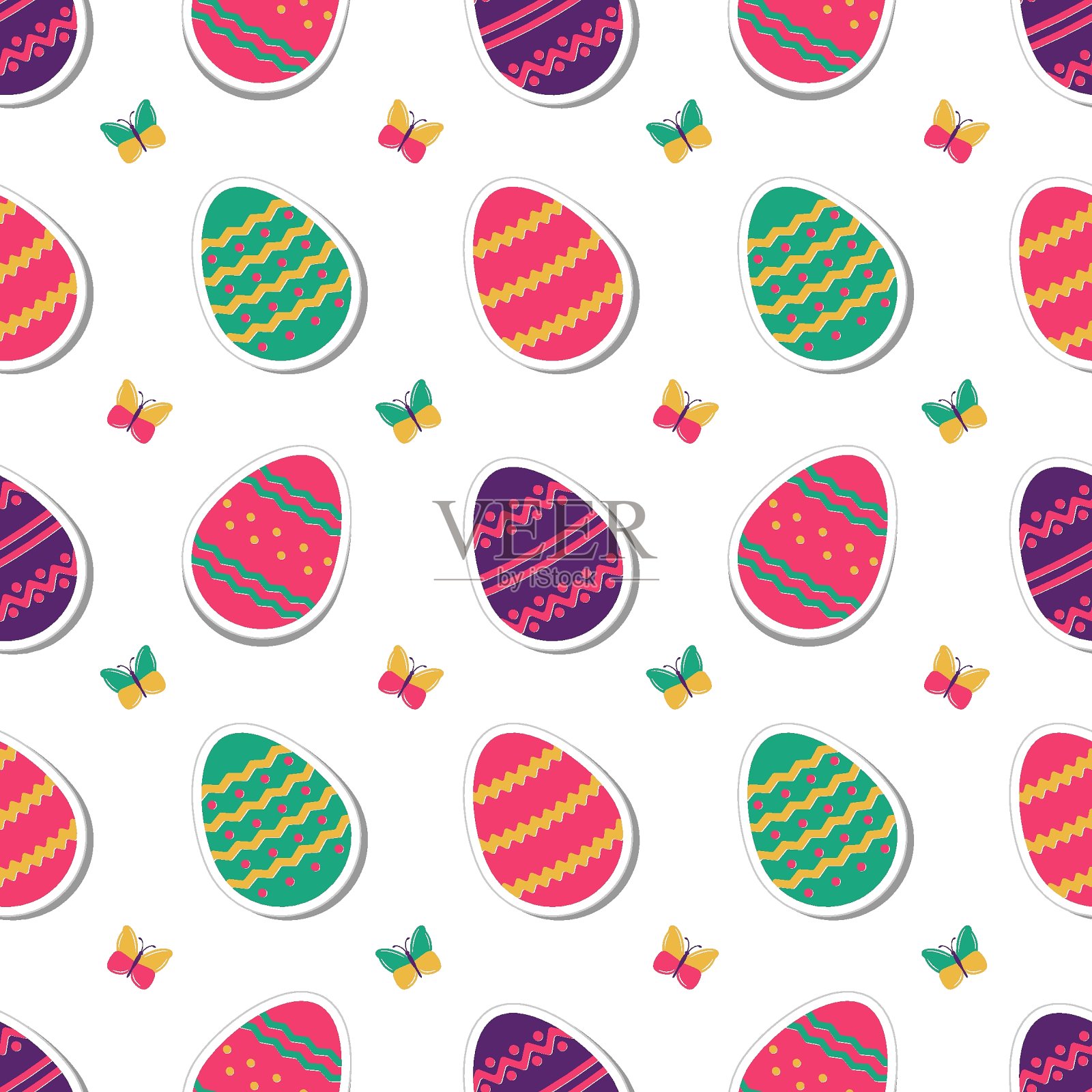 复活节快乐背景设计模板素材