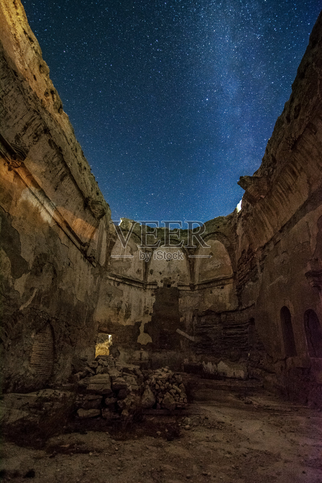 银河般的夜景照片摄影图片