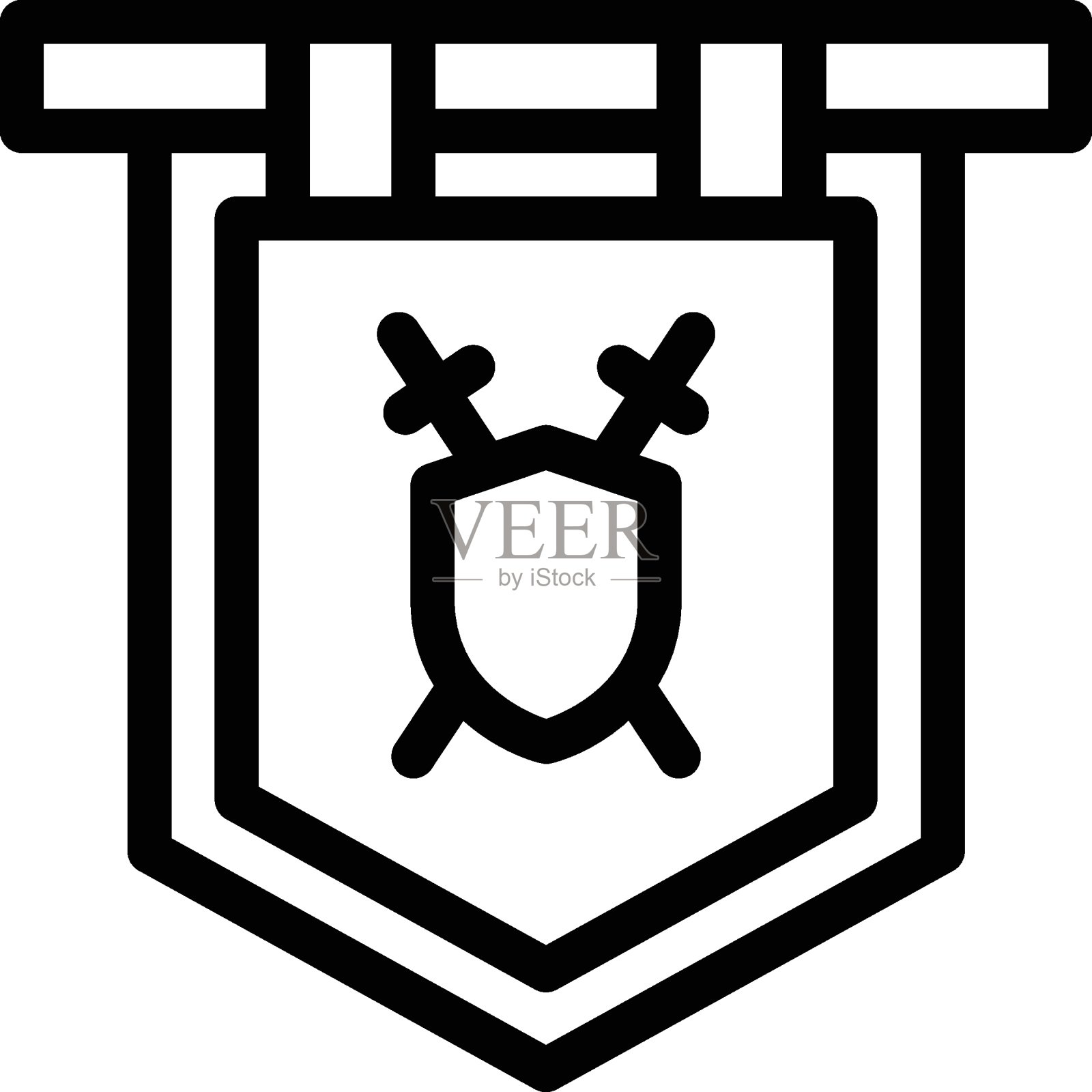 维京人插画图片素材