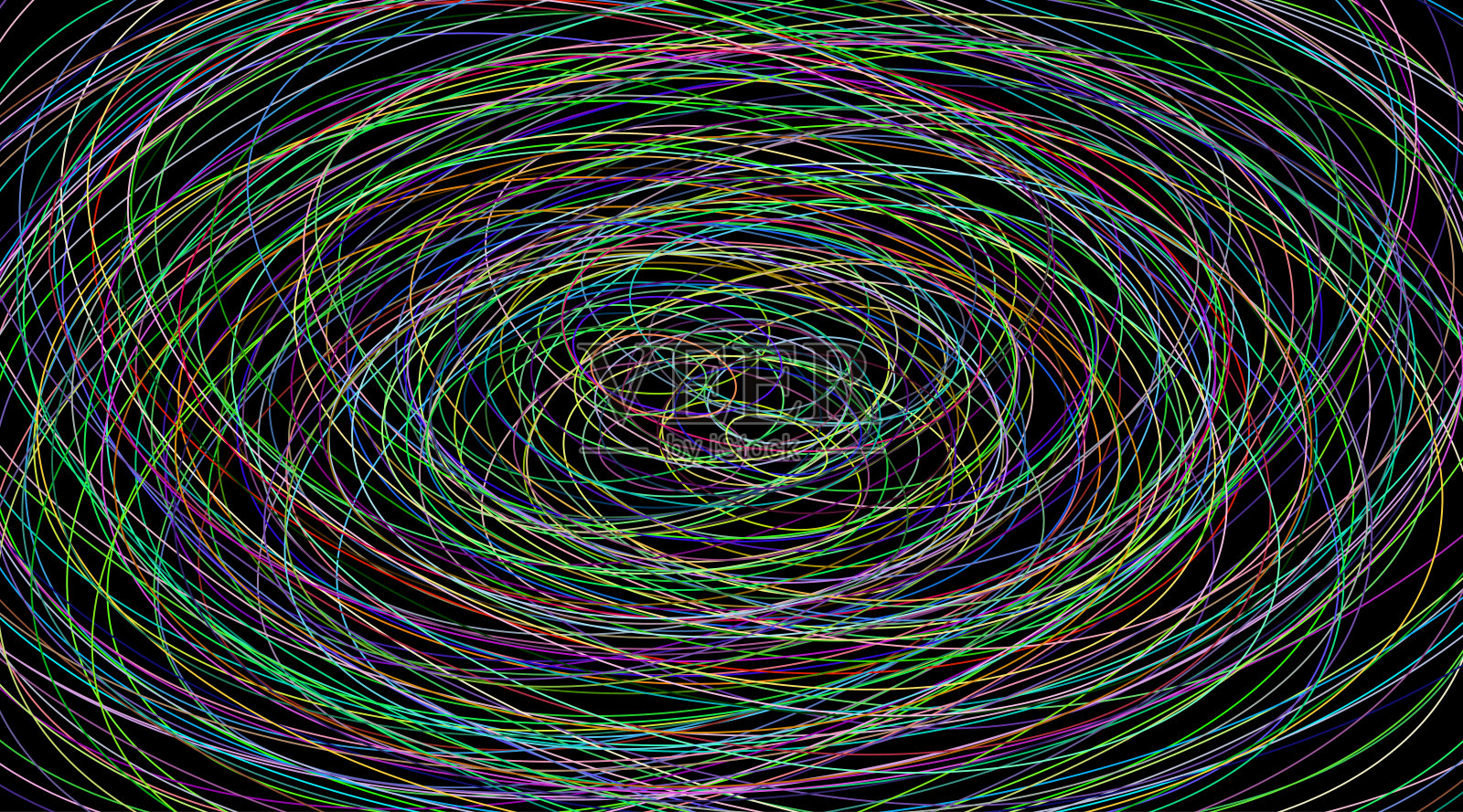 椭圆的抽象背景插画图片素材