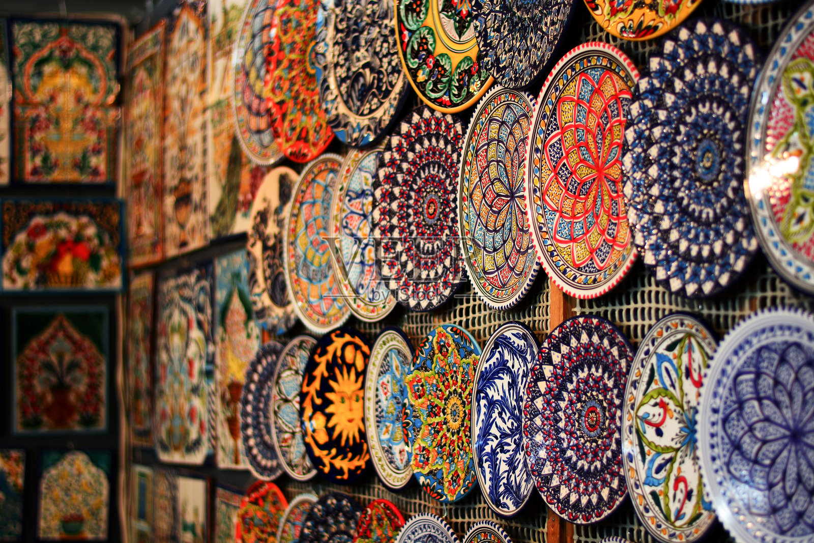 东方市场的色彩照片摄影图片