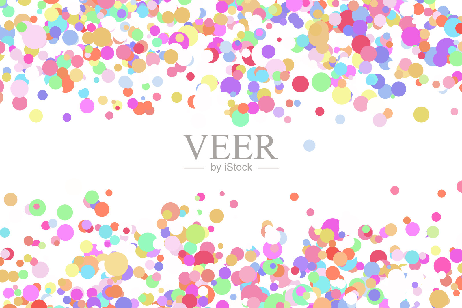 浅色多色背景,彩色矢量纹理与圆圈。横幅飞溅的效果。闪烁的银色点抽象插图与模糊的雨滴。图案网页,墙纸,海报,卡片插画图片素材