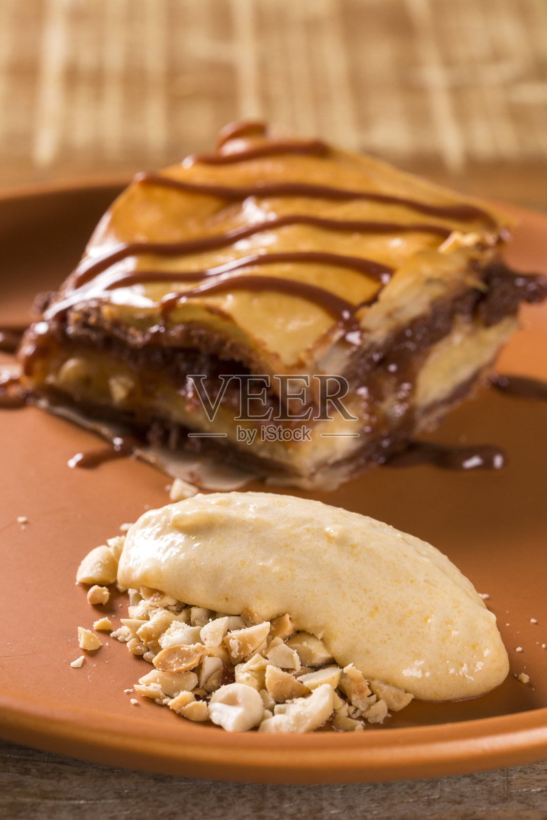 榛子派,番石榴酥照片摄影图片