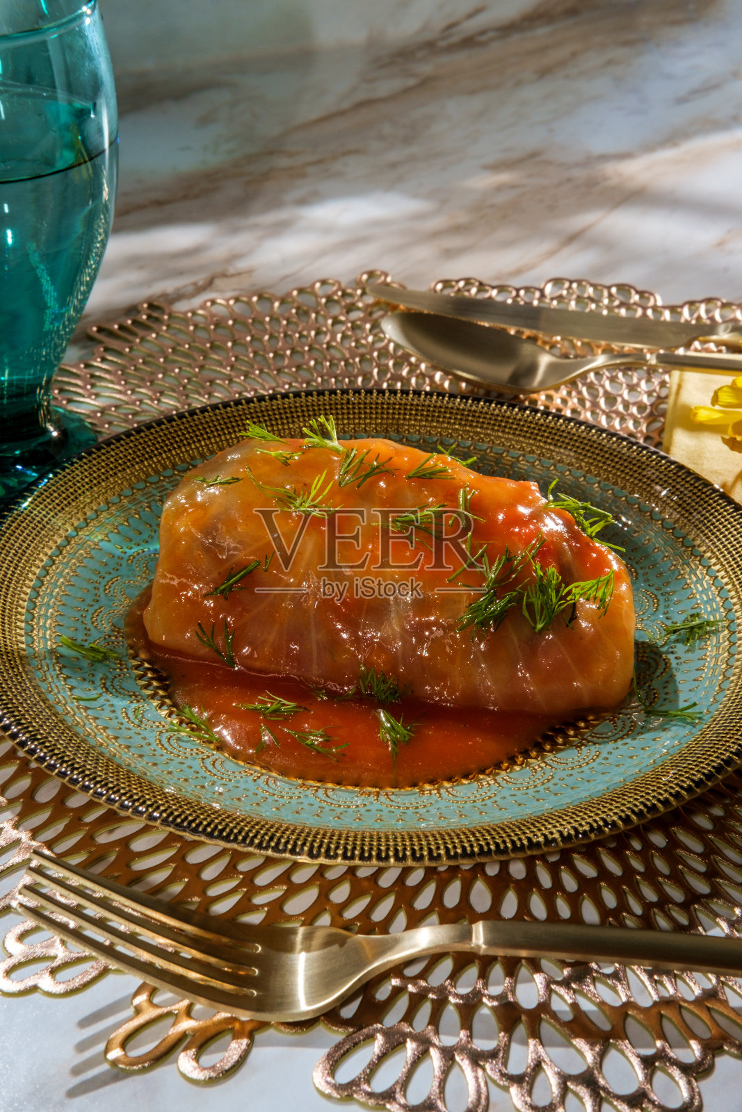 波兰包菜卷照片摄影图片