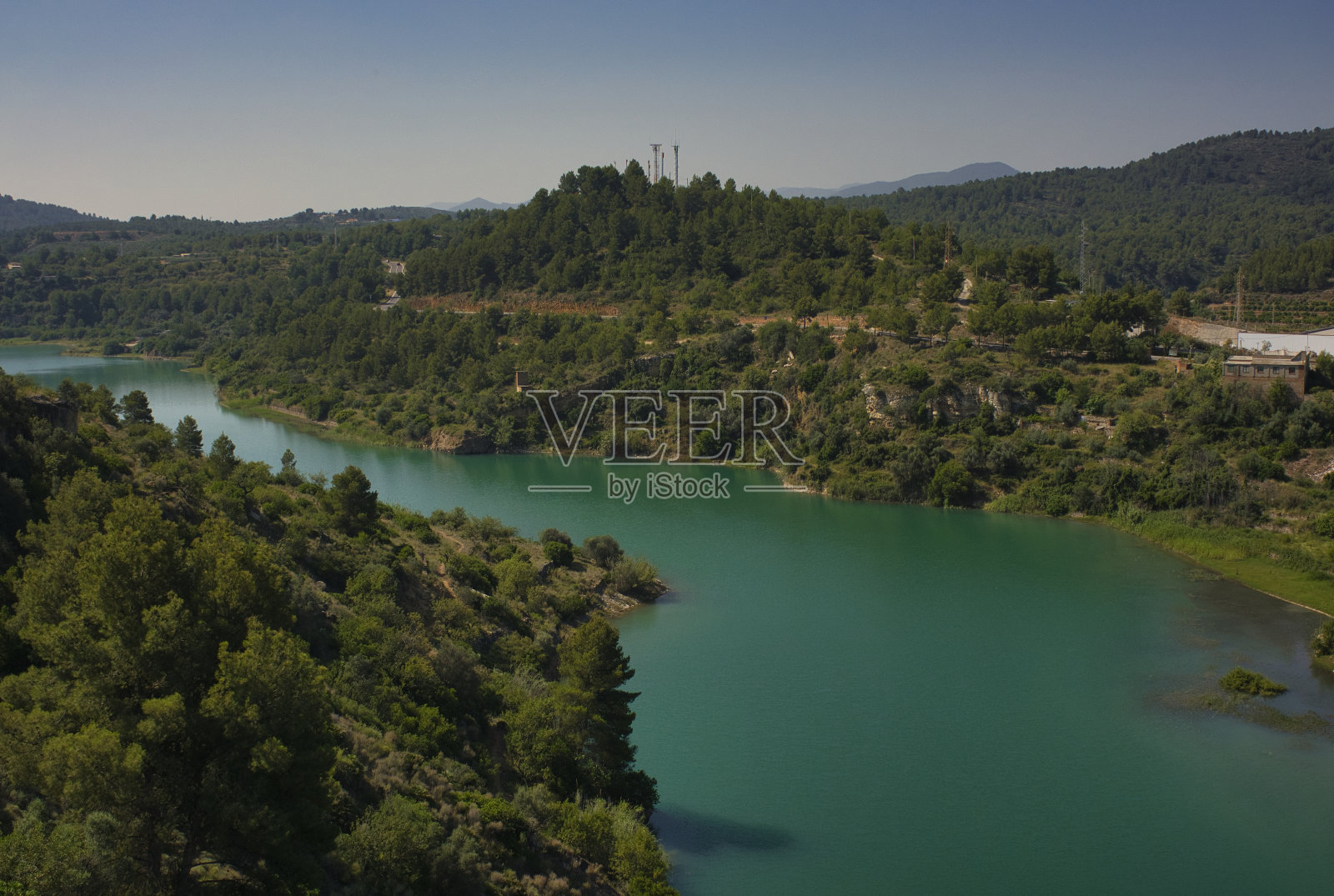 城堡里贝萨贝斯的西加尔水库照片摄影图片