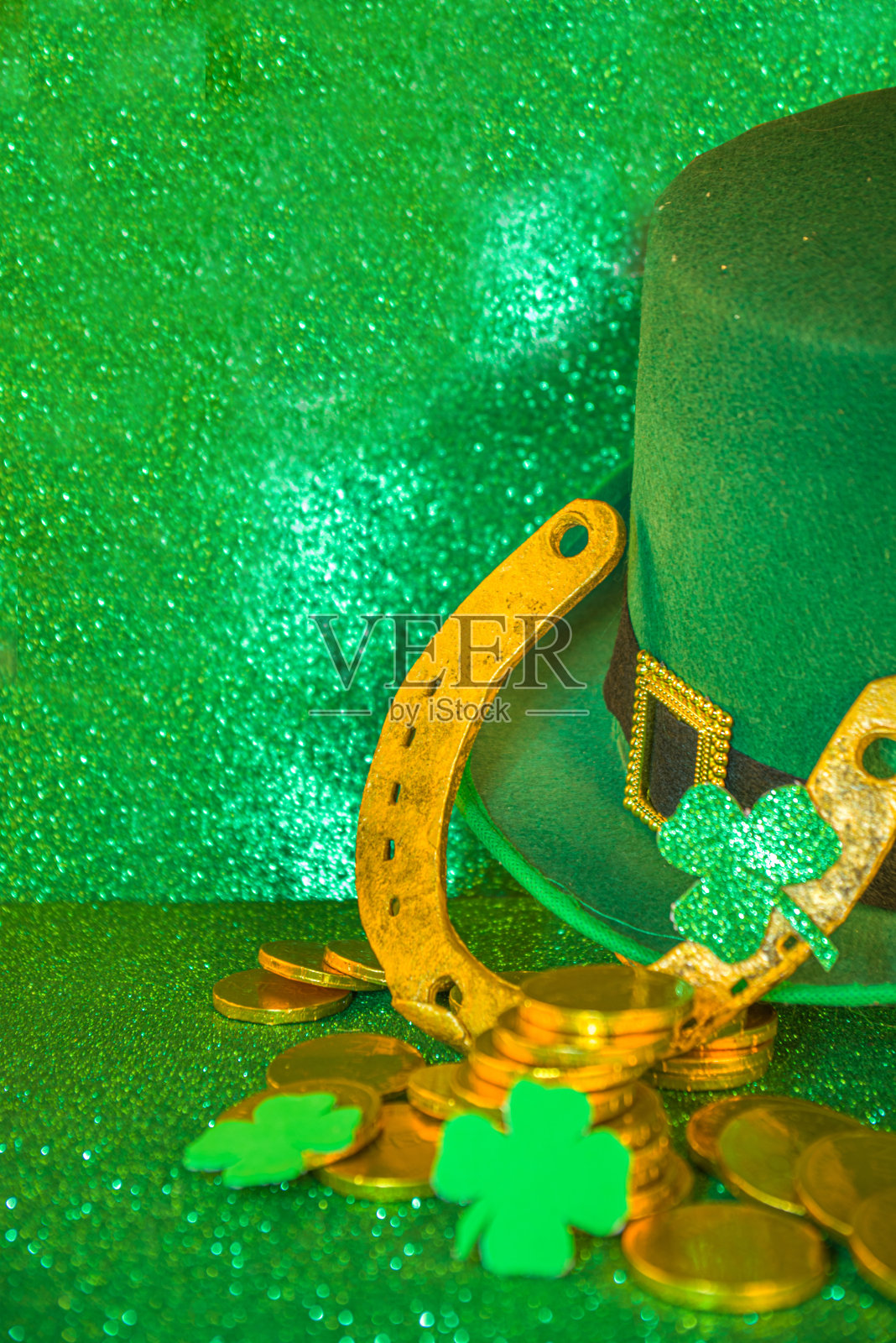 圣帕特里克节问候背景照片摄影图片