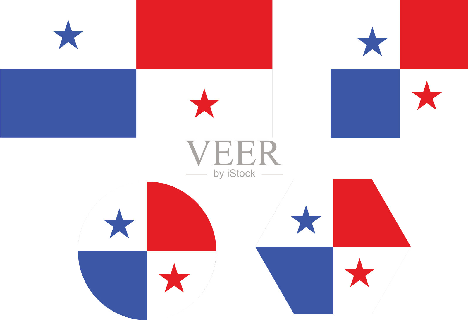 巴拿马国旗插画图片素材