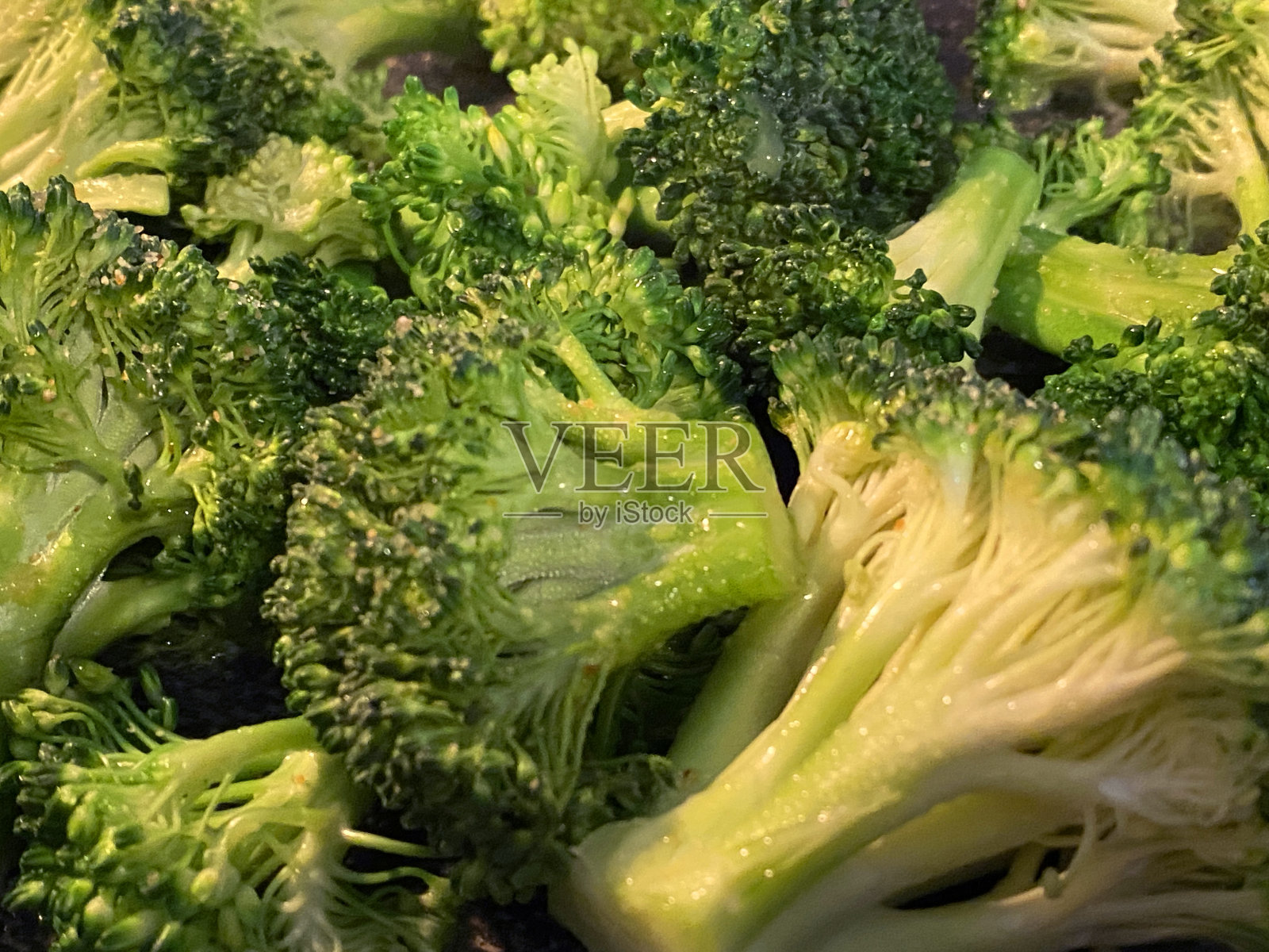 西兰花煮照片摄影图片