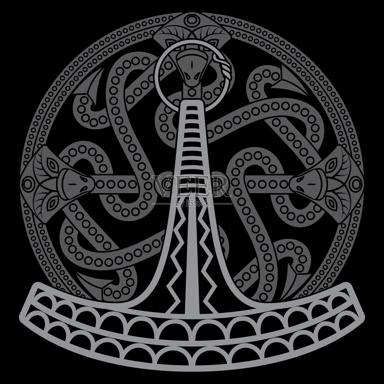 乌konvasara - ukko hammer或ukonwives - ukko ax插画图片素材