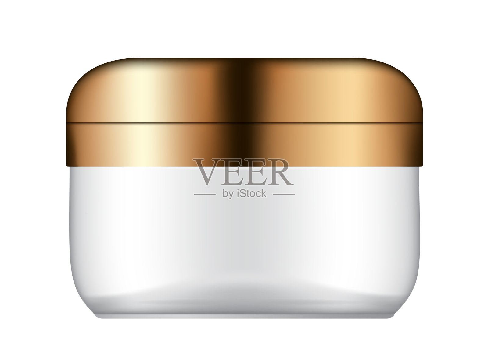 白色背景上的化妆瓶设计元素图片