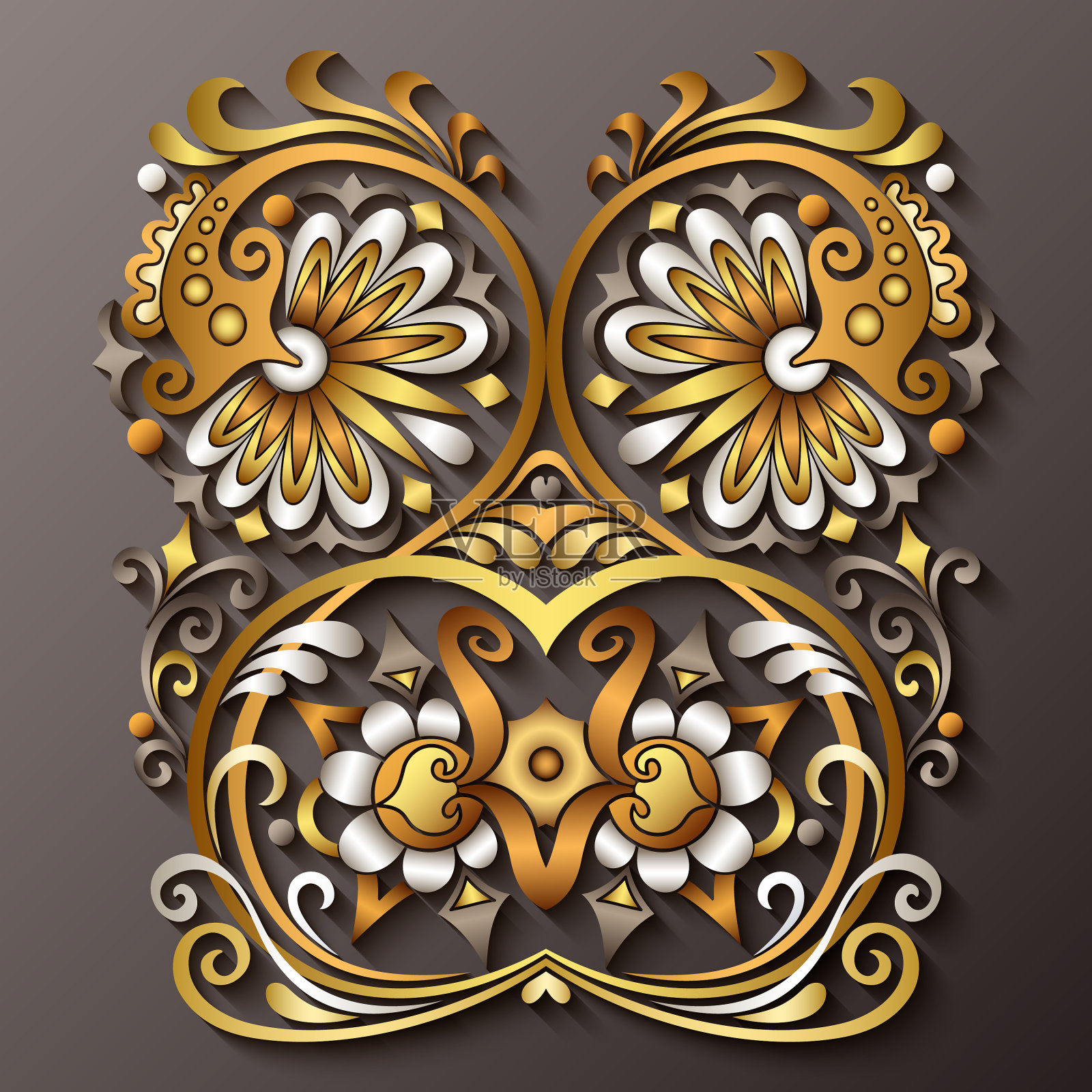 观赏大自然的插画图片素材