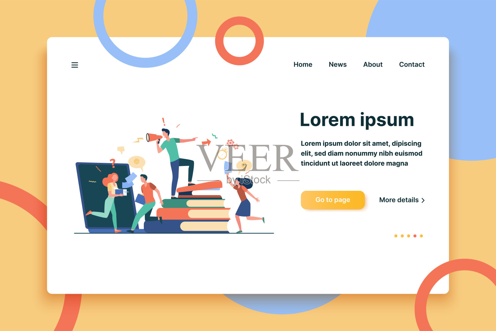 办公室混乱矢量图插画图片素材