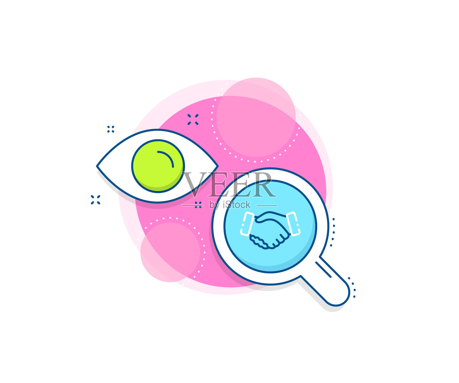 握手线,图标,手势,手势设计元素图片