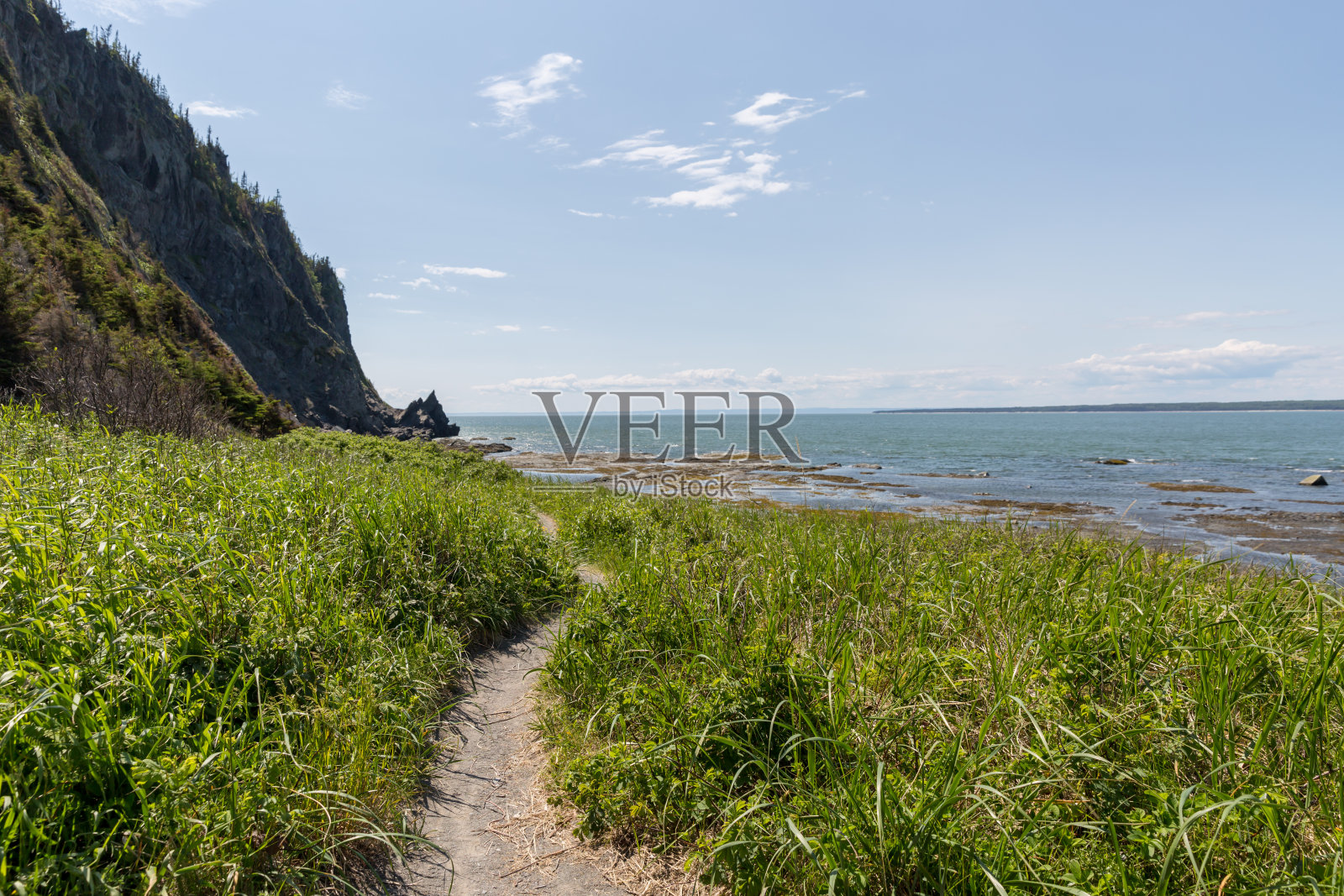 加拿大魁北克圣劳伦斯河徒步旅行照片摄影图片