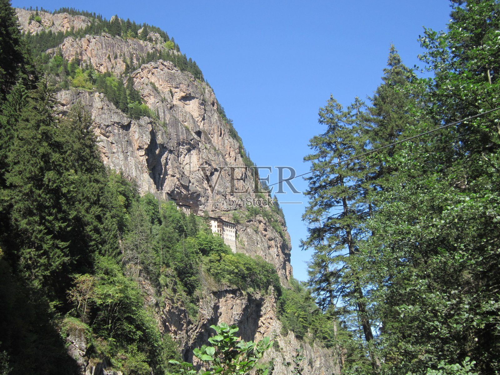 苏美拉修道院旅游古董照片摄影图片