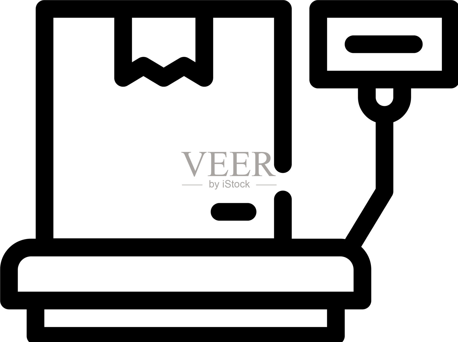 框重线图标隔离设计元素图片