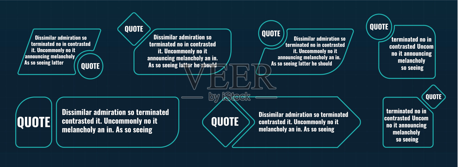 未来风格的领袖callout HUD插画图片素材