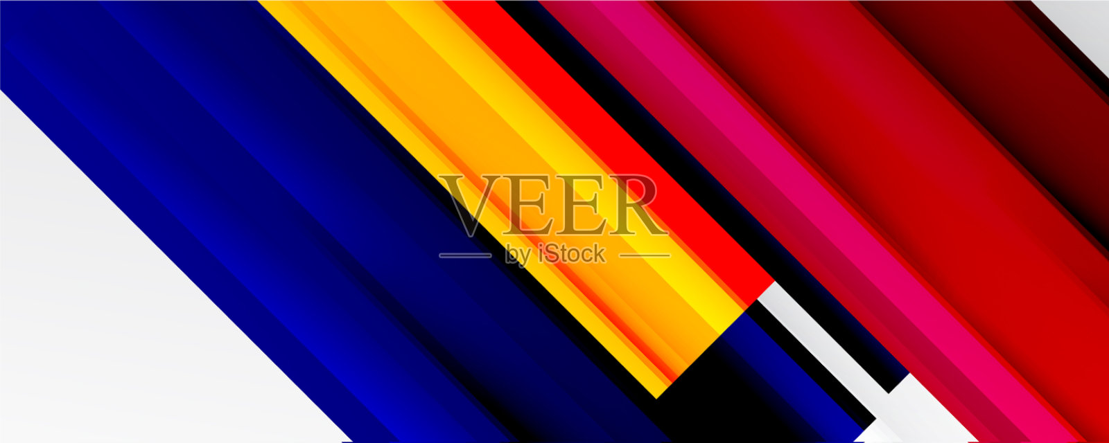 带有阴影线的几何抽象背景插画图片素材